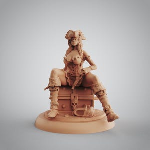 Pirate Girl 3d print Collectible Pinup Miniature Statue Figure NSFW Scale 1:16
