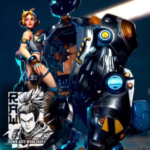 Silverback and Jane 3D Printed Statue | Collectible Miniature Figure | painted Pin-Up Gift Idea Scale 1/10