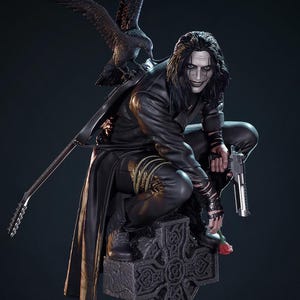 Avenging Spirit Collectible 1/10 1/6 Scale Statue Figure - 3D Resin Model Kit Hand-Painted - Nevermore Hero