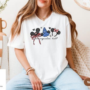 Walt Disney Fantasia Mickey Watercolor Shirt, Mickey Family Matching Tee, Disney Trip Tshirt, Retro Fantasia Wizard Mickey Shirt