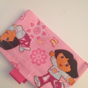 Pink Dora Reusable Snack Bag