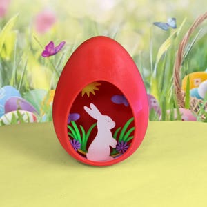 Easter Egg Shadow Box
