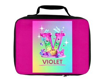 Personalizable “V” Name Lunchbox