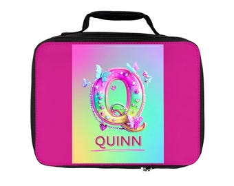 Personalizable “Q” Name Lunchbox
