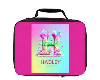 Personalizable “H” Name Lunchbox