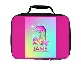Personalizable “J” Name Lunchbox