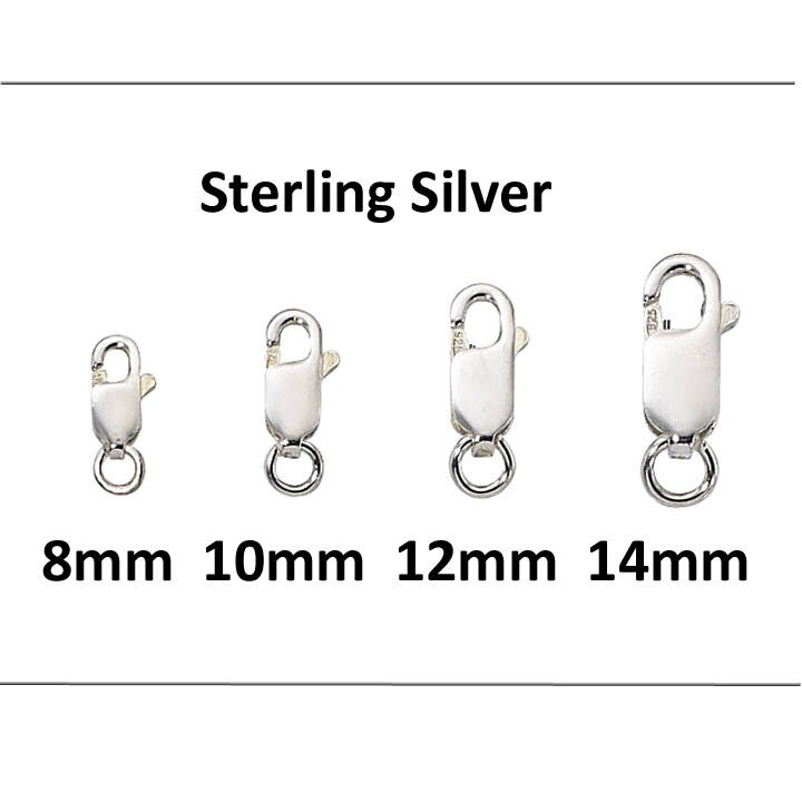 Bulk Sterling Silver Lobster Clasp Open Jump Ring Lobster Etsy