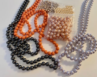 100 Swarovski 5840 Round Pearls in various colors 4mm and 6mm 5810 Round Wedding Pearls Overstock discounted lavender, coral, rose peach