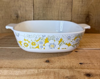 Corning Ware Floral Bouquet P-1-B, 1 Quart Casserole Dish