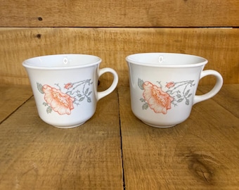 Corning Dessert Blossom Coffee Mugs