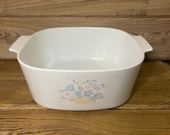 Corning Ware Country Cornflower A-5-B 5 Liter Casserole Dish