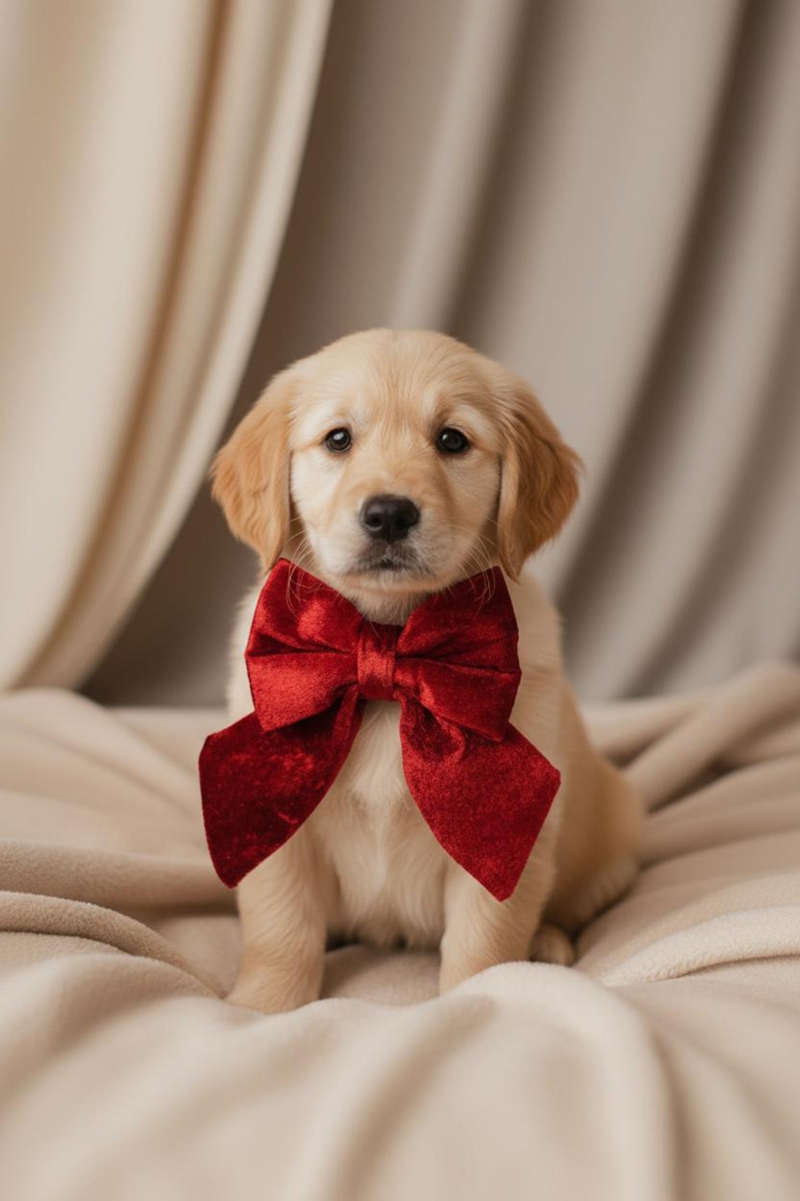 Velvet Attachment Rey Our Bestseller - Red Velvet Sailor Dog Bow – Luxury Pet Accessory ...