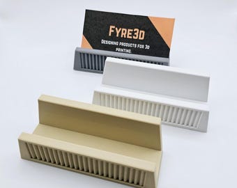 Modern Minimalist Business Card Holder: Sleek Office Desk Decor
