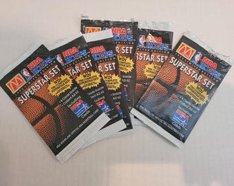 23 1992 McDonalds NBA Hoops Cards - Jordan, Bird, Johnson other superstars