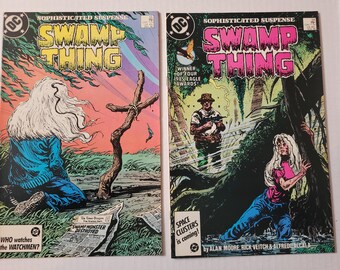Swamp Thing #s 54 to 68 and #70 to 73  (19 comic) – printed in 1986/87/88 by DC – NM +