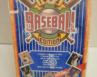1992 Upper Deck Baseball Low Number Series Wax Pack Box - factory sealed (Wrapped)