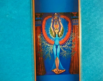 Egyptian goddess Isis (original print) bookmark