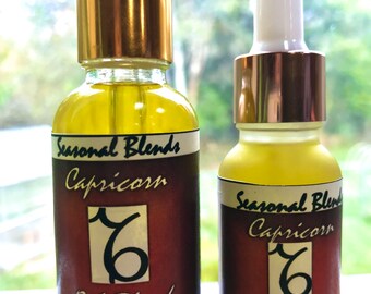 Capricorn Astrological Essential Oil Blend: .5 ounce or 1 ounce Bottle