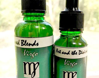 Mezcla de aceites astrológicos esenciales Virgo (botella de 0.5 oz)
