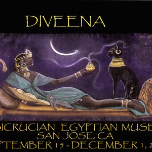 Egyptian Goddess Bast Rosicrucian Museum Poster