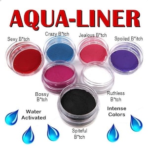 Water Activated Eyeliner-Basic Colors Aqua-Liners