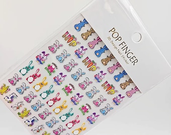 Easter Nail Decals-Self Adhesive 5D Nail Art NS165