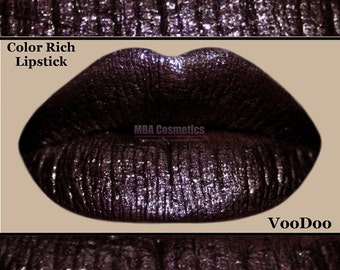 Burgundy/Black Color Rich Lipstick-VooDoo