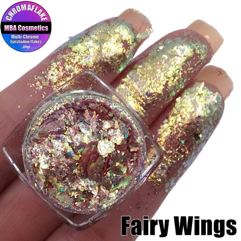 Fairy Wings-Chromaflake Multichrome Flake Eyeshadow Flakes image 1