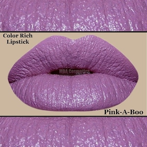 Lt Pink Purple Color Rich Lipstick-Pink-A-Boo