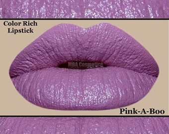 Lt Pink Purple Color Rich Lipstick-Pink-A-Boo