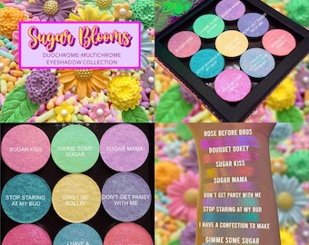 Sugar Blooms Collection-Multichrome & Duochrome Eyeshadows
