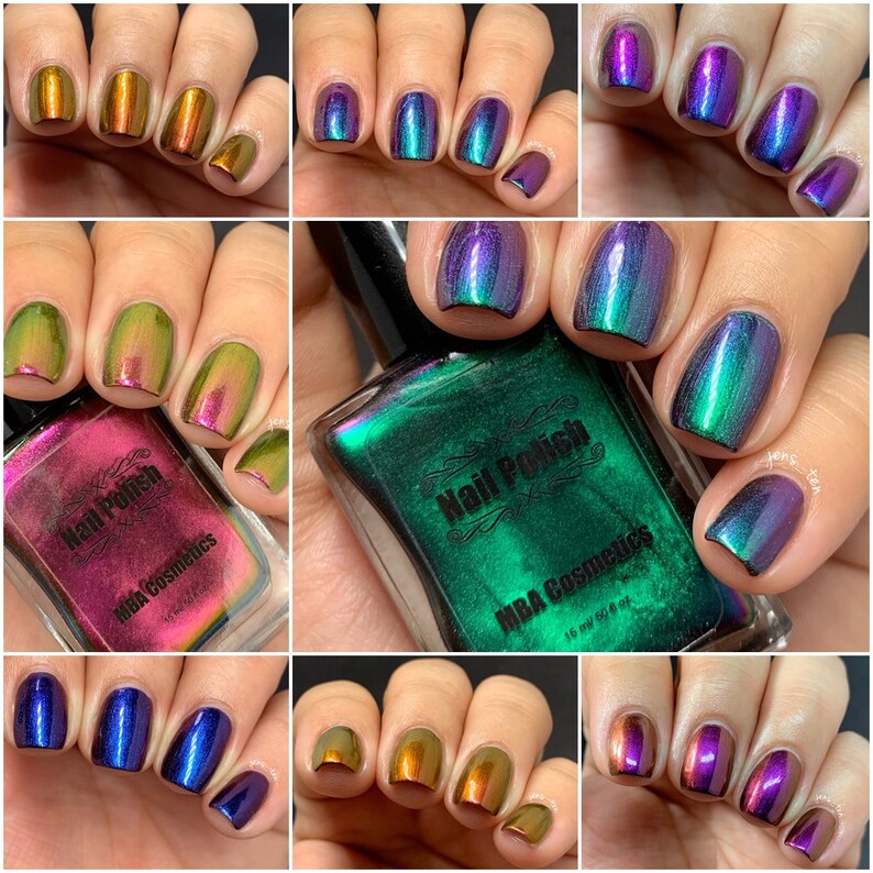 Chromalustmultichromenail Polish 8 Pc Collection 10 FREE Etsy