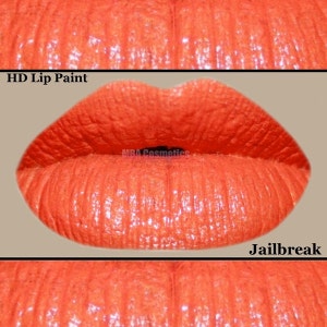 Orange HD Lip Paint Jail Break image 1