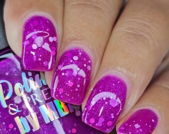 Voodoo Daiquiri-Neon Glitter Shimmer Nail Polish