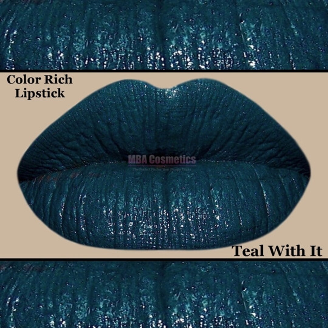 Teal lipstick discount