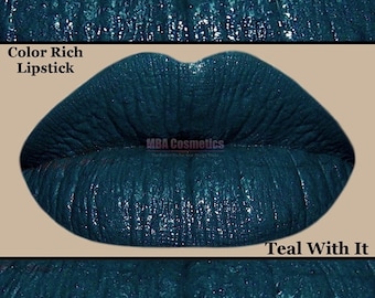 Lipstick-Teal With It