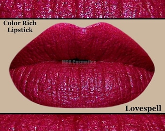 Deep Pink Lipstick- Color Rich Lipstick-Lovespell