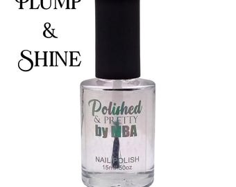 Plump & Shine-Gel Like Top Coat-Nail Polish Top Coat