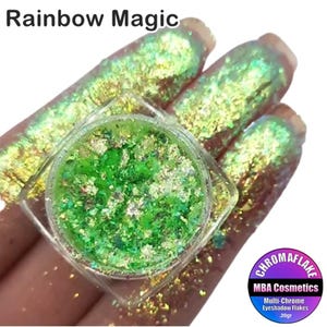 Copos de sombra de ojos Rainbow Magic-Chromaflake