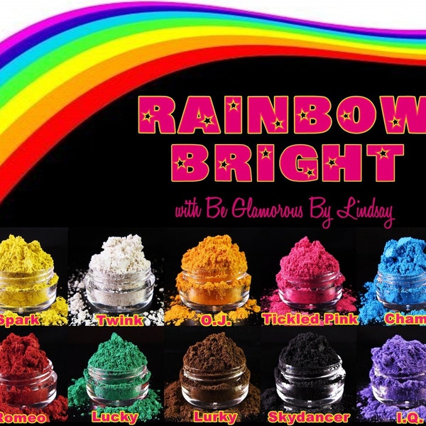 Ombre à paupières minérale Rainbow Bright Collection