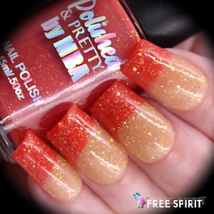 Free Spirit-Thermal Flakie Nail Polish--Large 15ml