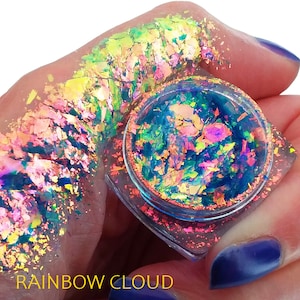 Rainbow Cloud-Chromaflake Multichrome Flake Eyeshadow Flakes image 1