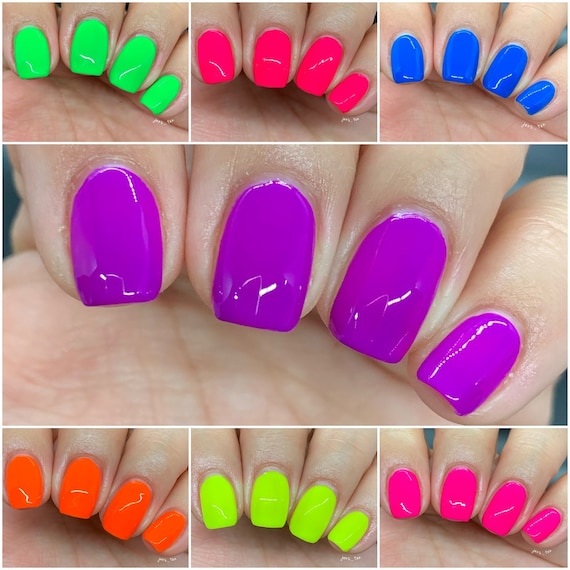 Neon nail polish deals