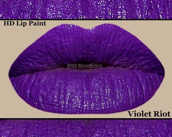 Purple Magenta HD Lip Paint- Violet Riot