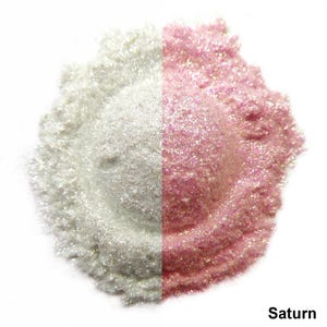 Saturn Highlighter 10gr jar | Pearlescent face and eye shimmer | Subtle glow or dramatic look | Body and eyeshadow shimmer