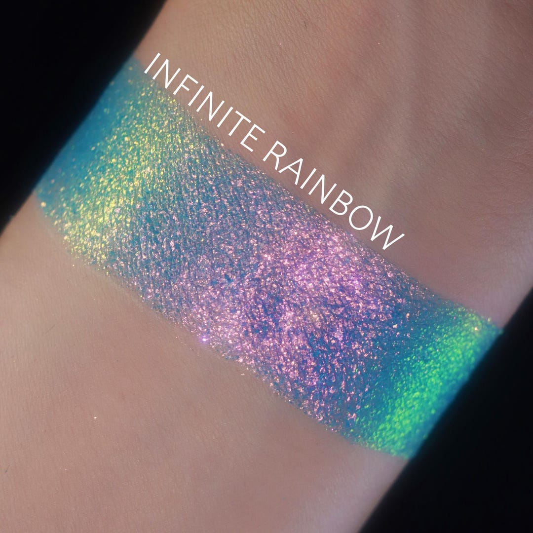 Infinite Rainbow-multichrome Eyeshadow - Etsy