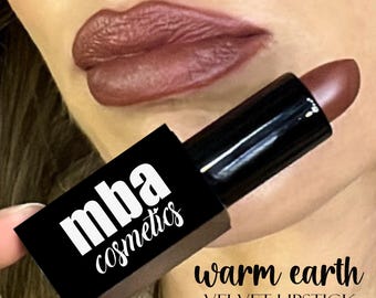 Warm Earth-Velvet Lipstick