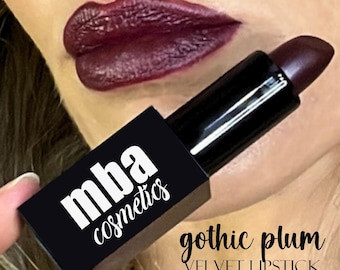 Gothic Plum-Velvet Lipstick