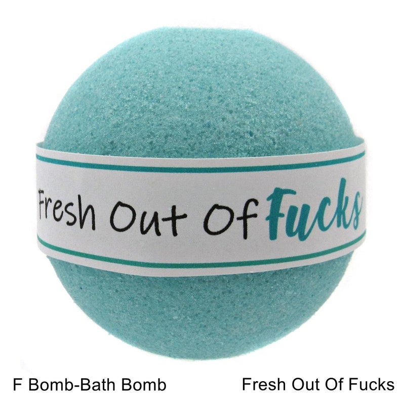 Bath BombFBombs Swear WordsFIzzy Bath BombFresh Out Of Etsy