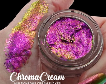 Raspberry Sunset-Chroma Flake Cream Eyeshadow